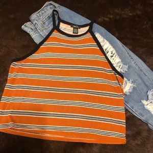 Orange yellow shirt 👚